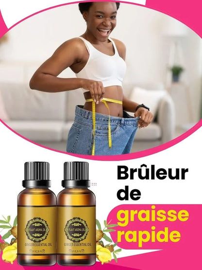 🪔✨Huile de gingembre, Huile minceur naturelle🏃🏾